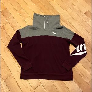 Slouch neck pull over sweatshirt from PINK